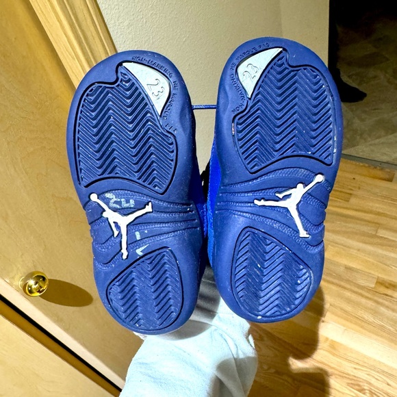 Air Jordan 12 GS Blue Suede - Picture 4 of 7